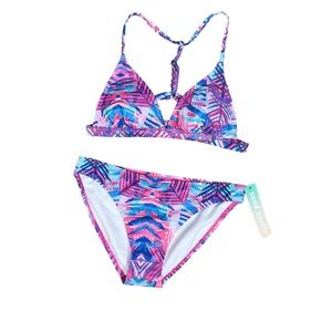 Sand Castle 2-Piece Abstract Print Bikini NWT